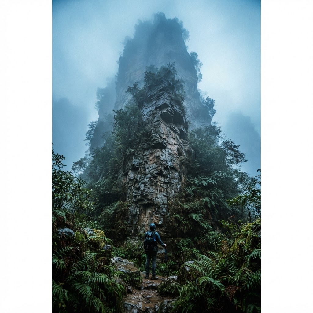 Zhangjiajie — Under the Pillar